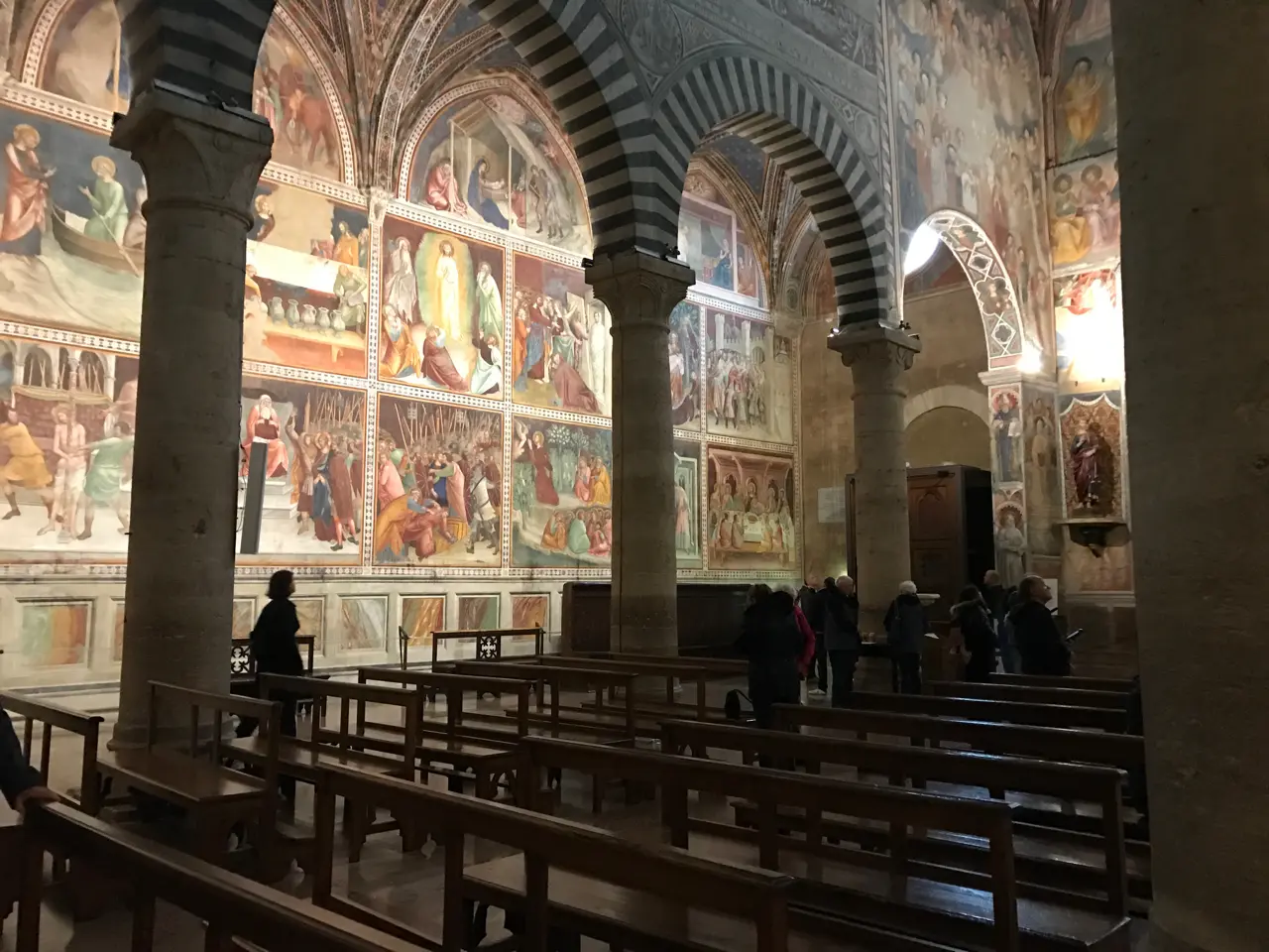 Staircase Inside the Duomo di Gimignano